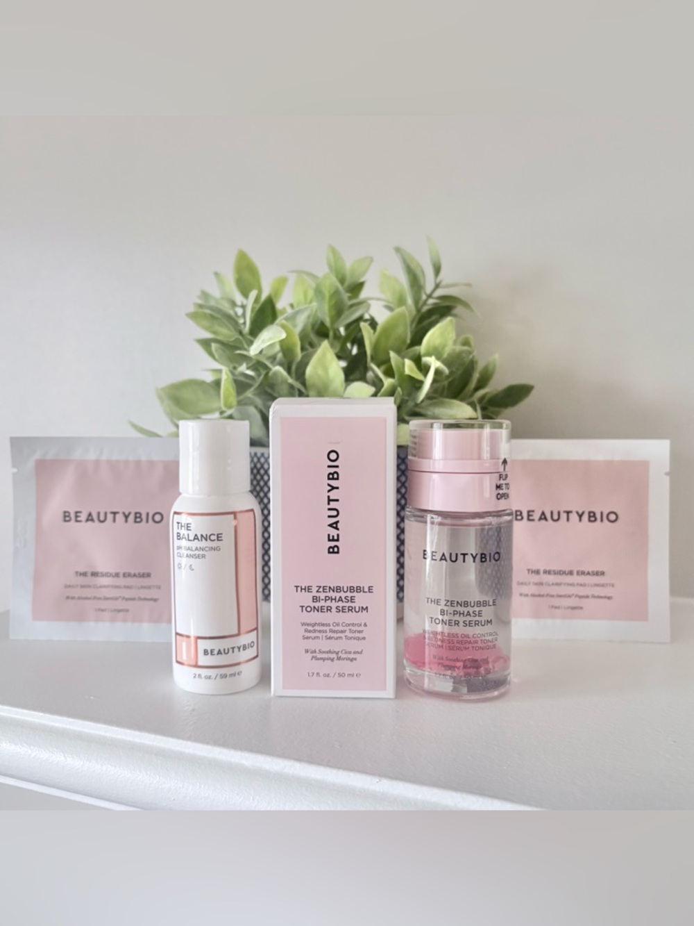 BEAUTYBIO 4-Pc Set ft The ZenBubble Bi-Phase Toner Serum (sold out online)